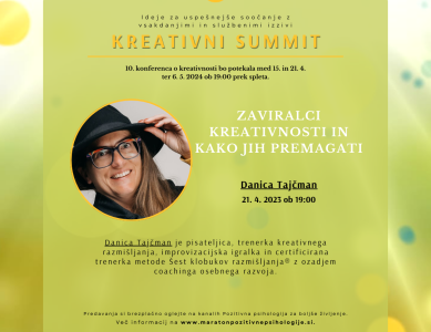 Kreativni summit = praznujem uresničitev sanj 🥳 🤩