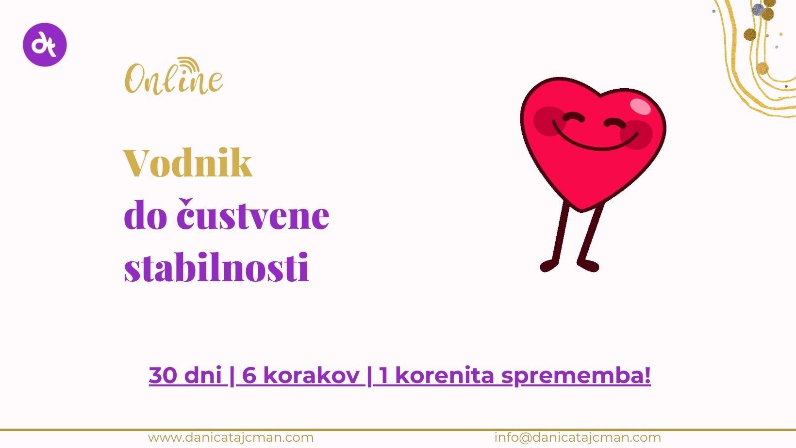 E-tečaj Vodnik do čustvene stabilnosti